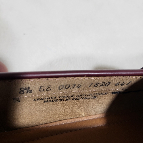 Weejuns G.H. Bass & Co. Stylish Burgundy Tassel Loafers for Mens Size 8.5 - Picture 8 of 11